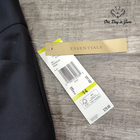 Kasper Essential Straight Leg Pants Size 14 - Picture 2 of 6